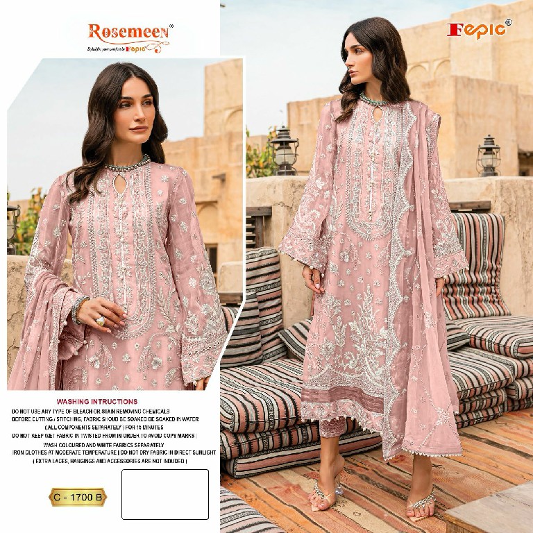Fepic Rosemeen C-1700 Wholesale Pakistani Concept Suits