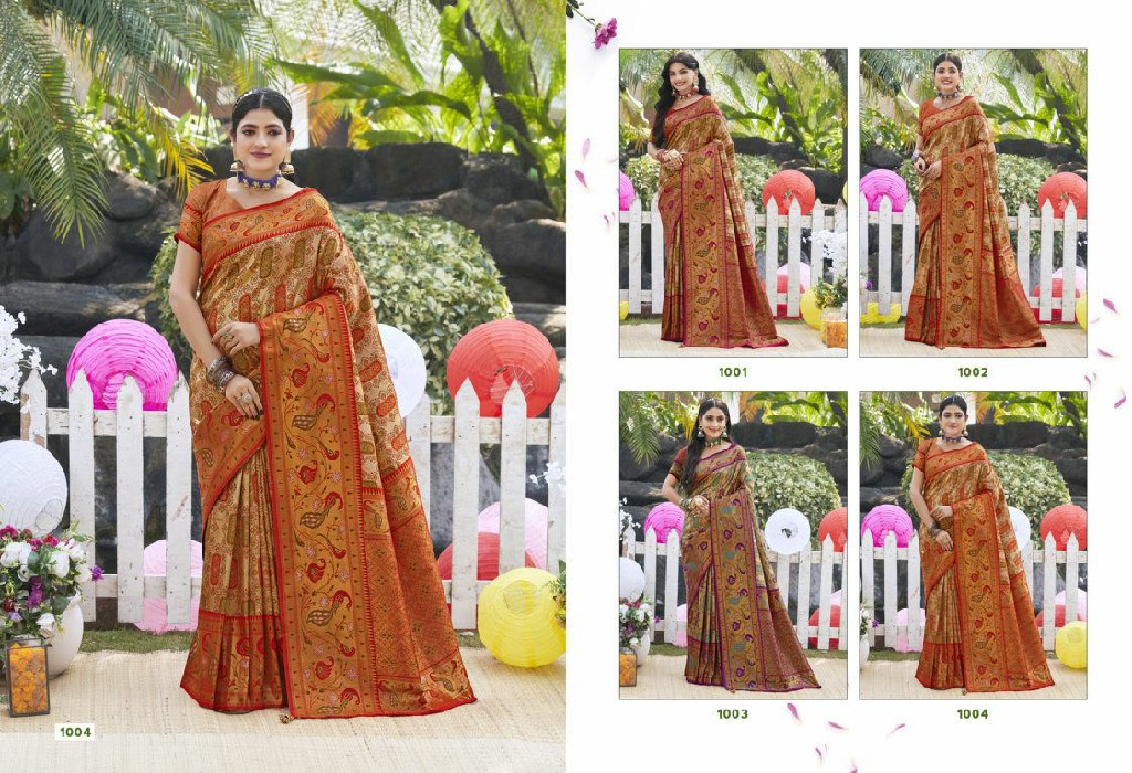 Bunawat Vaibhavi Silk Vol-4 Wholesale Kanjivaram Silk Sarees