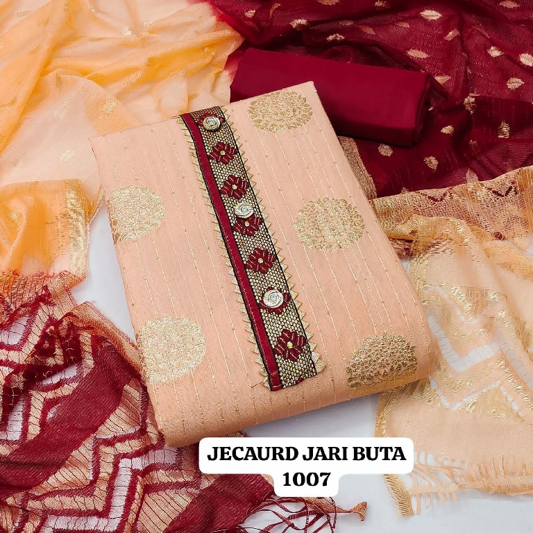 Rahul Nx Jacard Jary Butta Wholesale Dress Material