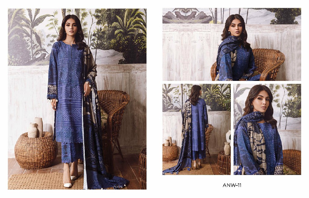 Charizma Aniq Un-Stitched Embroidered Wool Shawl Vol-2 Pakistani Suits
