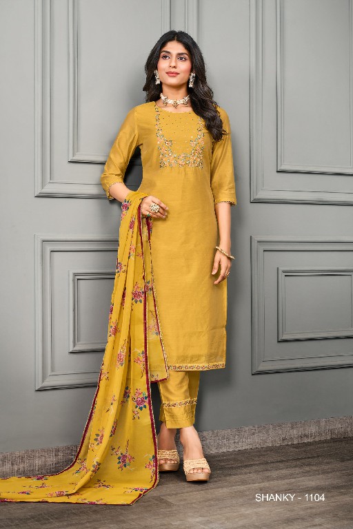 Jivora Shanky Wholesale Readymade 3 Piece Salwar Suits