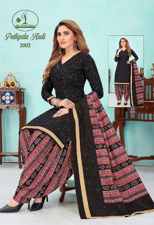 Miss World Choice Patiyala Kudi Vol-2 Wholesale Pure Cotton Printed Dress Material