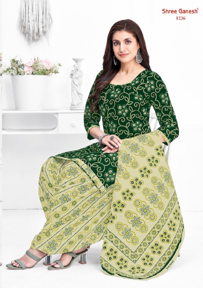 Shree Ganesh Bandhani Patiyala Special Vol-2 Wholesale Cotton Printed Dress Material