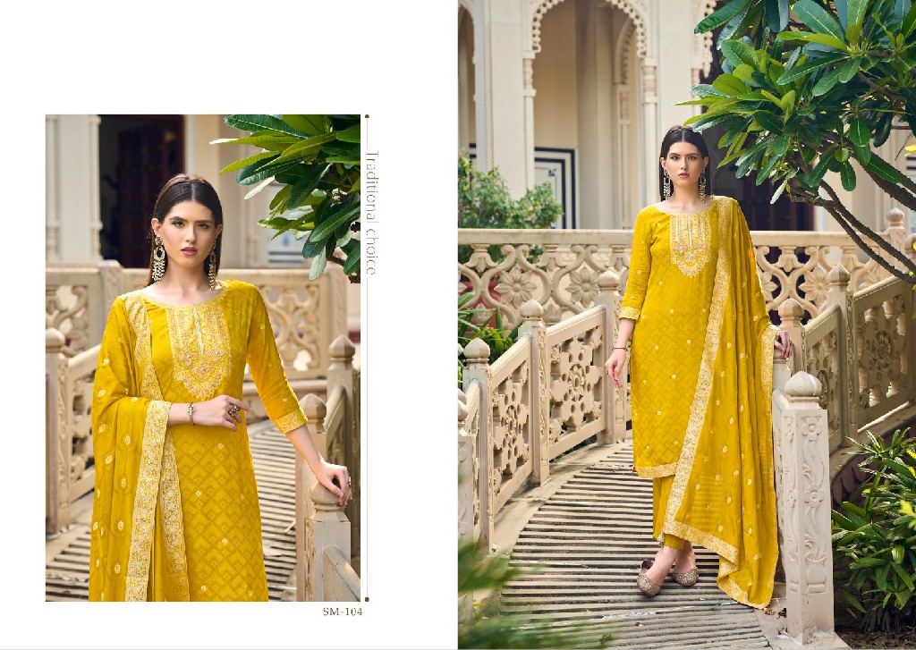 Soaum SM-101 To SM-104 Wholesale Readymade Salwar Suits