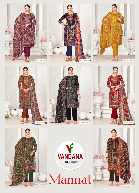 Vandana Mannat Wholesale Pashmina Winter Dress Material