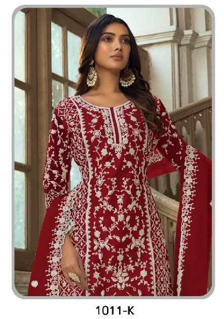 Sabah Khwaab 1011 Colour Wholesale Festive Salwar Suits