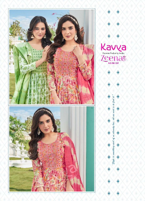 Kavya Zeenat Vol-6 Wholesale Naira Cut Ready Made Salwar Suits