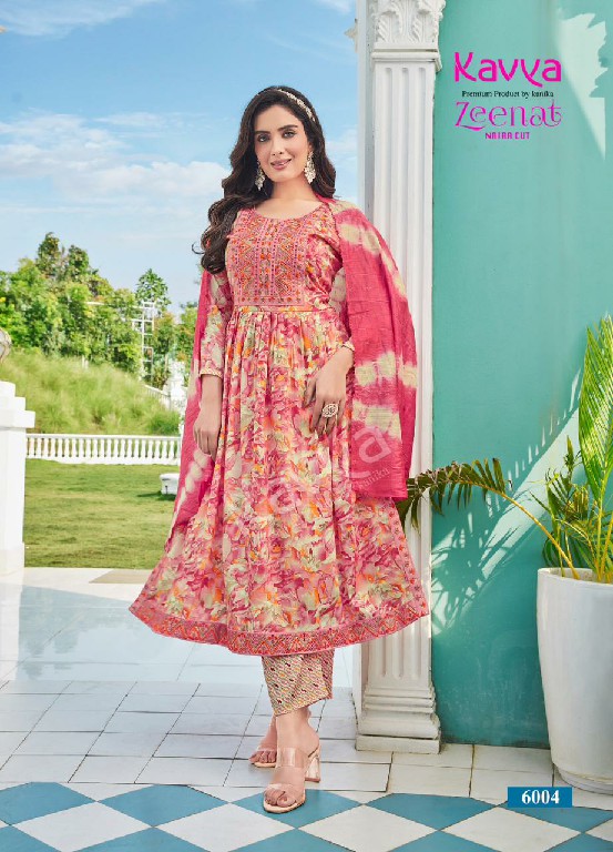 Kavya Zeenat Vol-6 Wholesale Naira Cut Ready Made Salwar Suits