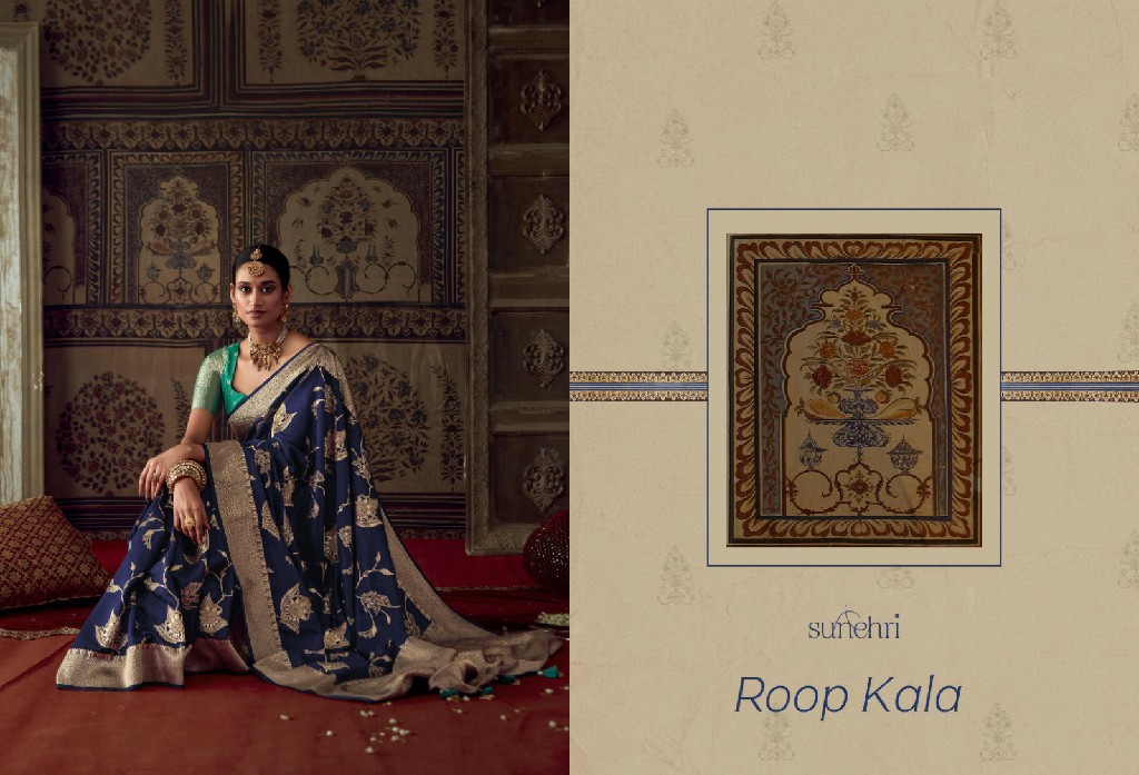 Kimora Sunehri-20 Roop Kala Wholesale Designer Festive Sarees