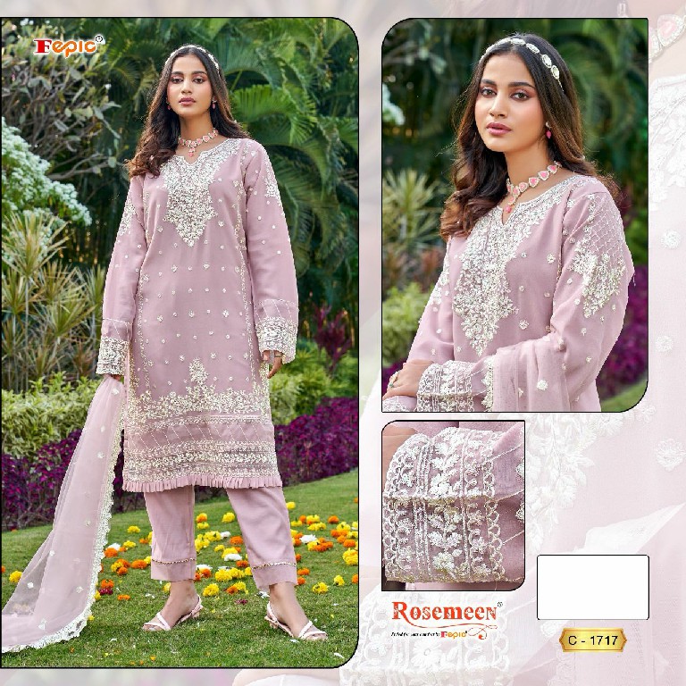 Fepic Rosemeen C-1717 Wholesale Pakistani Concept Pakistani Suits