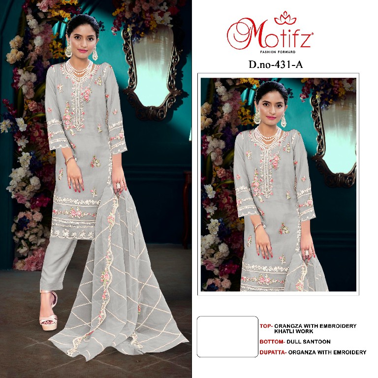 Motifz D.no 431 Wholesale Pakistani Concept Pakistani Suits