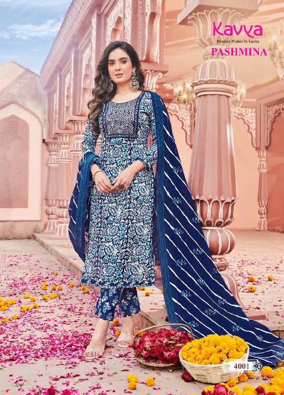 Kavya Pashmina Vol-4 Wholesale Malaysian Cotton Readymade Dress