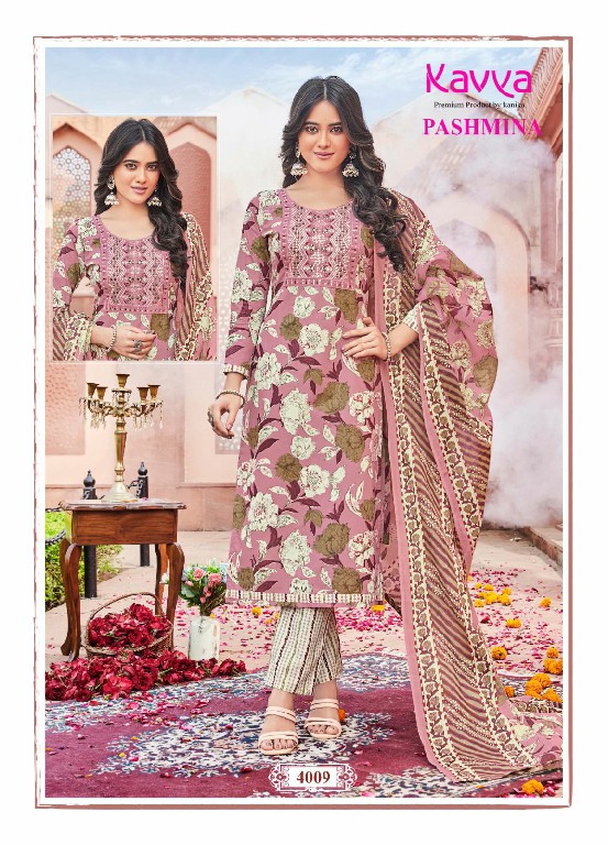 Kavya Pashmina Vol-4 Wholesale Malaysian Cotton Readymade Dress