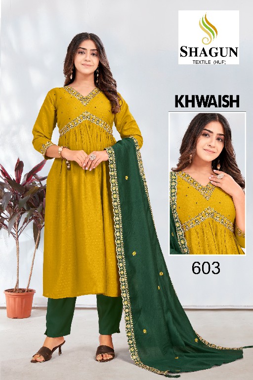 Shagun Textile Khwaish Wholesale Readymade Alia Cut Salwar Suits