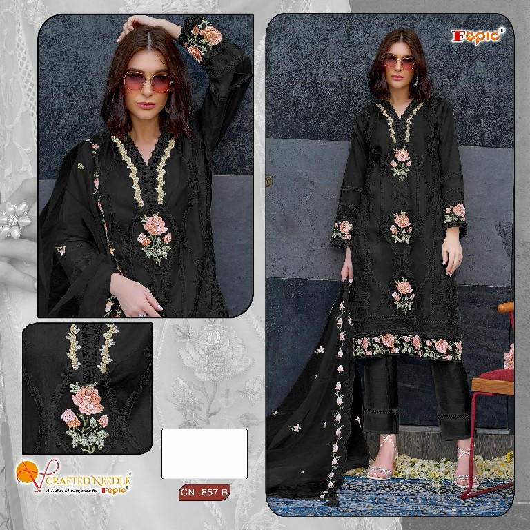 Fepic Crafted Needle CN-857 Wholesale Readymade Pakistani Suits