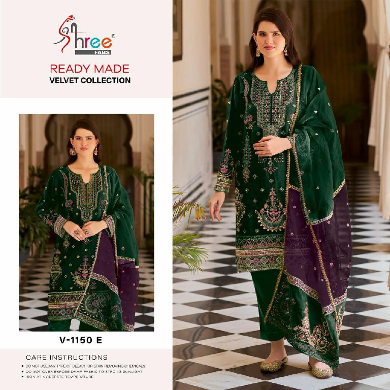 Shree Fabs V-1150 Wholesale Woollen Readymade Pakistani Suits
