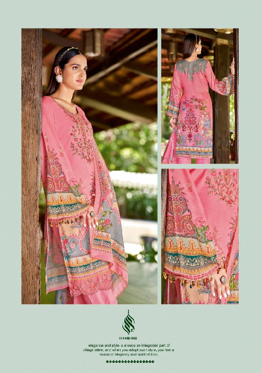 Alok Qurbat Vol-14 Wholesale Zam Cotton With Work Dress Material