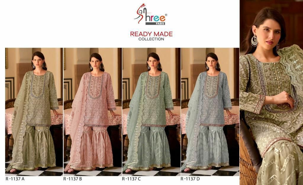 Shree Fabs R-1137 Wholesale Readymade Pakistani Concept Suits
