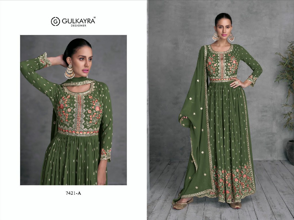 Gulkayra Rivva Wholesale Designer Free Size Stitched Salwar Suits