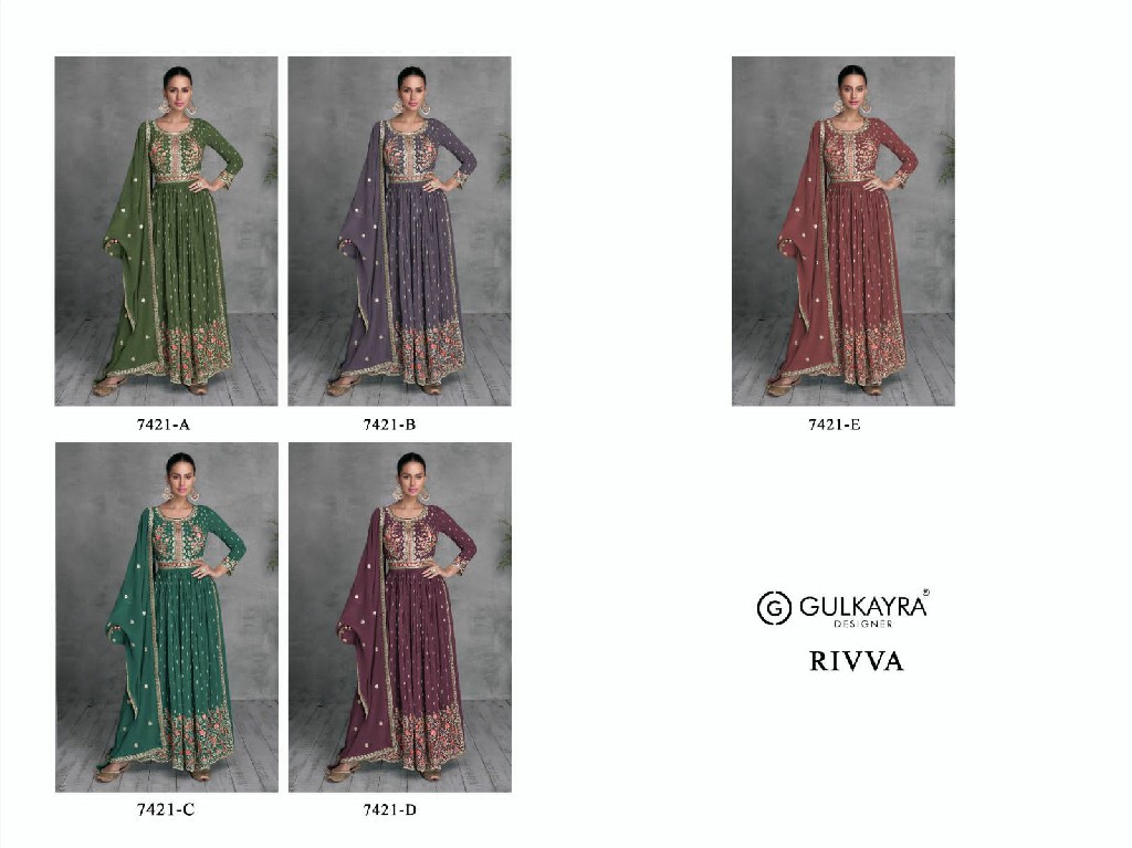 Gulkayra Rivva Wholesale Designer Free Size Stitched Salwar Suits