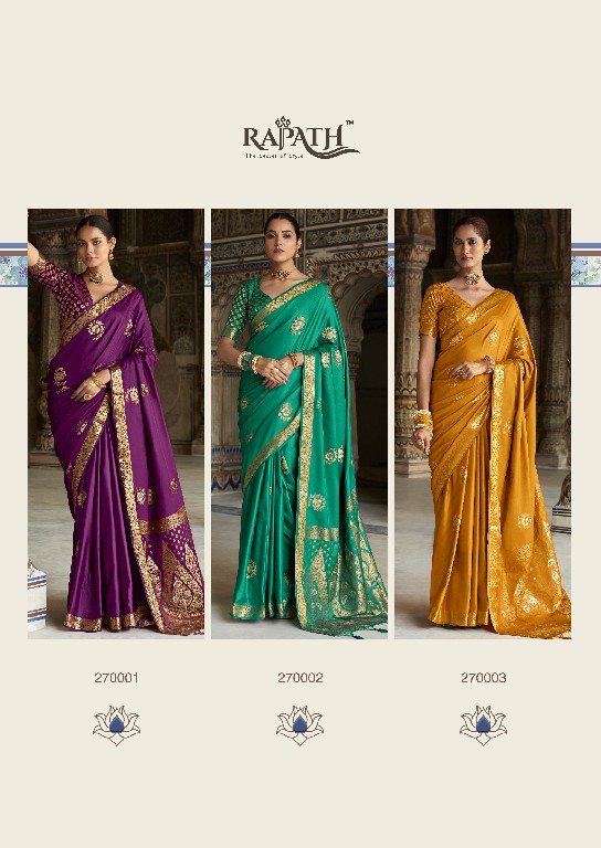 Rajpath Heritage Silk Wholesale Satin Silk Party Wear Sarees