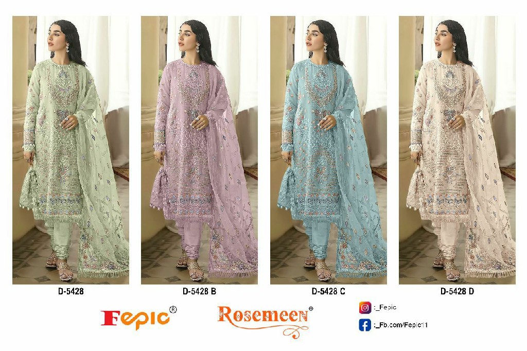 Fepic Rosemeen D-5428 Wholesale Pakistani Concept Pakistani Suits