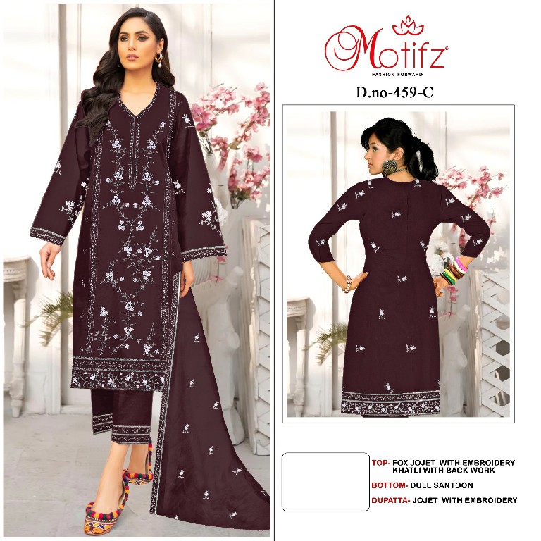 Motifz D.no 459 Wholesale Pakistani Concept Pakistani Suits