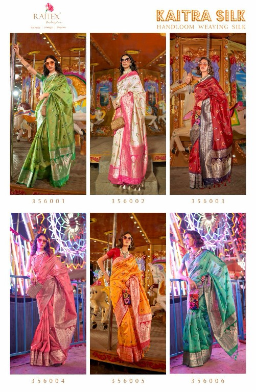 Rajtex Kaitra Silk Wholesale Handloom Weaving Ethnic Sarees