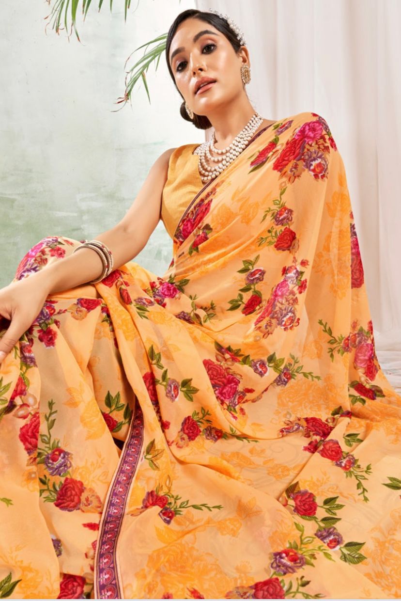 Aditya Alveera Savera Vol-15 Wholesale Beautiful Printed Lace Border Sarees