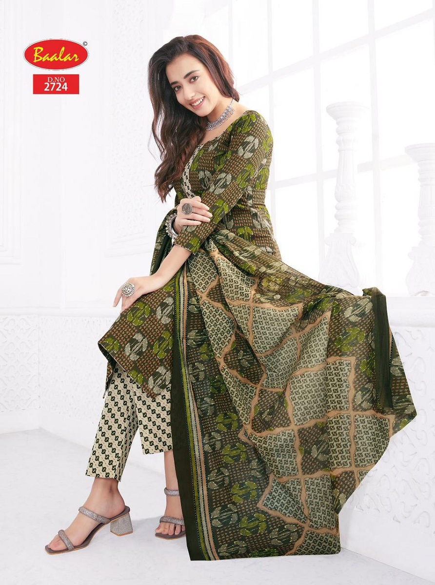 Baalar Zaara Patiyala Vol-27 Wholesale Cotton Printed Dress Material