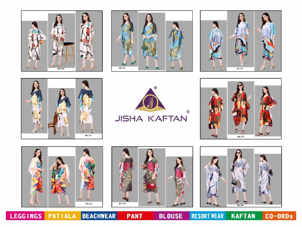 Jelite Rayon Kaftans Vol-5 Wholesale Poly Reyon Kaftan Collection