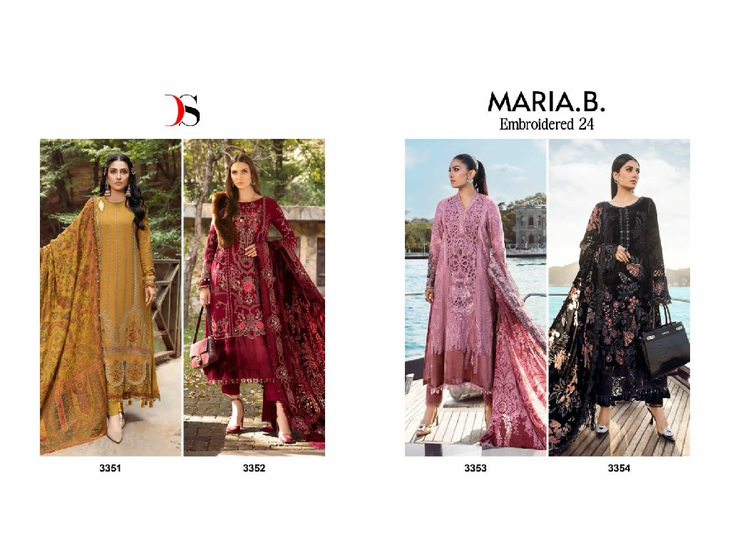 Deepsy Maria B Embroidered 24 Wholesale Pakistani Concept Pakistani Suits