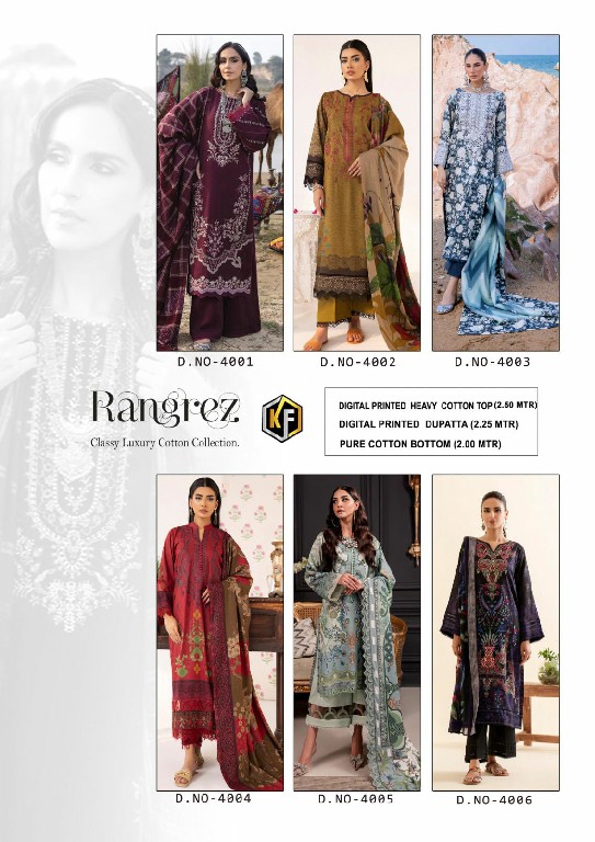 Keval Rangrez Vol-4 Wholesale Luxury Classy Lawn Printed Dress Material