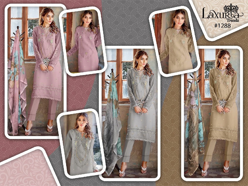 LAXURIA 1288 FULLSTITCH DESIGNER PAKISTANI LADIES SUIT