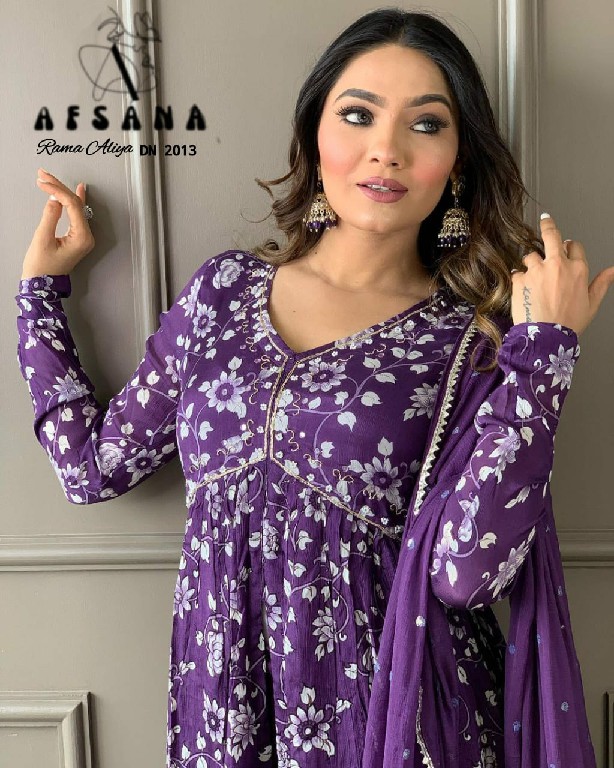 Afsana Rama Aliya Wholesale Readymade Aliya Salwar Suits