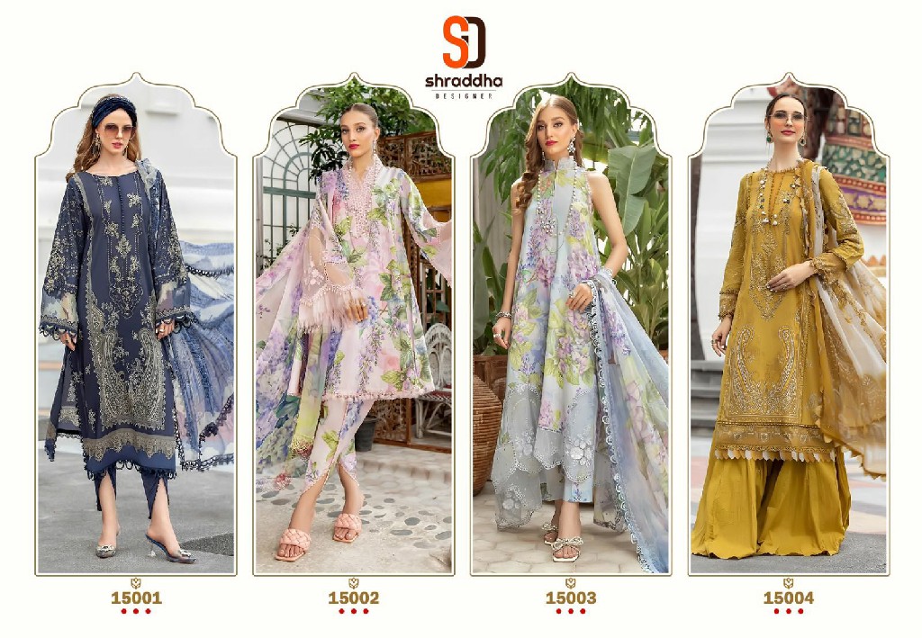 Shraddha M Prints Vol-15 Wholesale Pakistani Concept Pakistani Suits