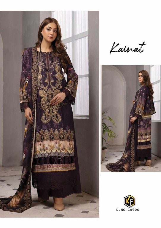 Keval Fab Kainat Vol-10 Luxury Lawn Collection Cotton Dress Material