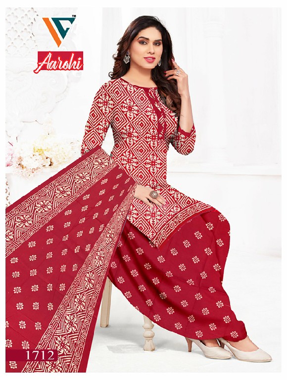 Vandana Aarohi Vol-17 Wholesale Cotton Fabric Dress Material