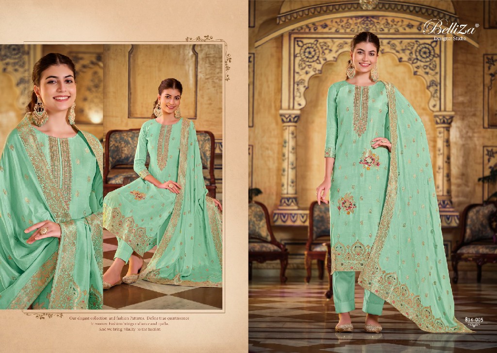 Belliza Saanvi Wholesale Pure Viscose With Exclusive Embroidery Work Dress Material