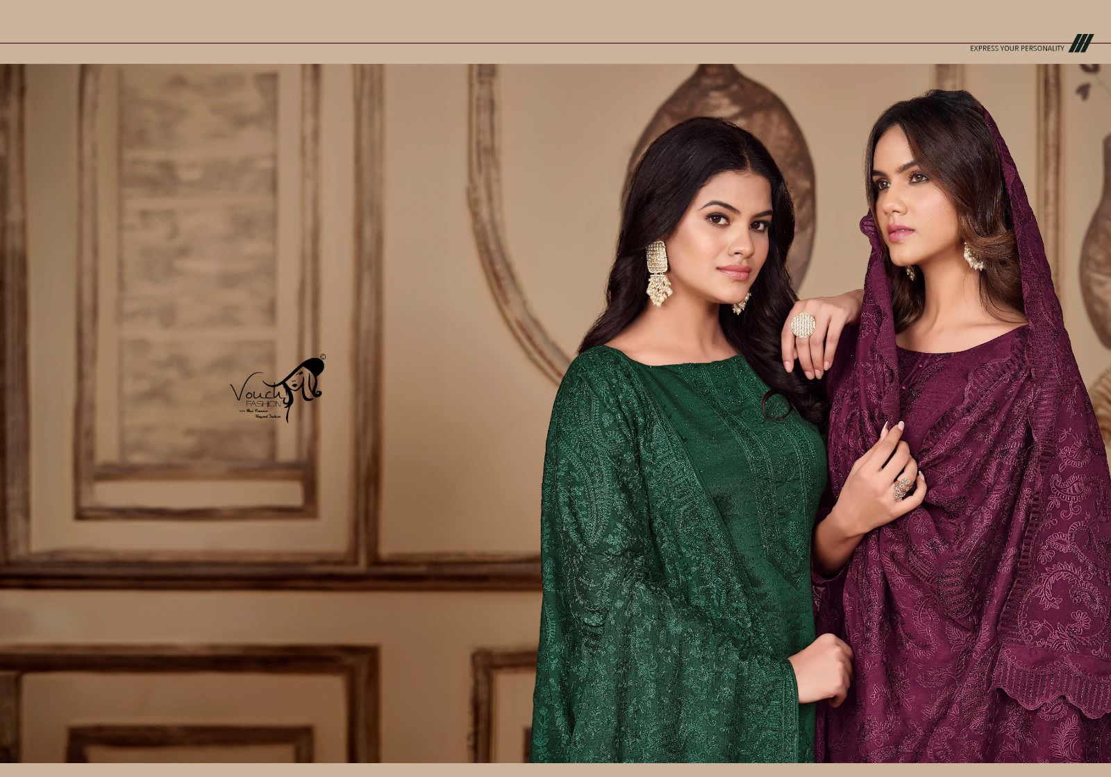 Vouch Naari Vol-13 Wholesale Heavy Rangoli Silk Straight Salwar Suits