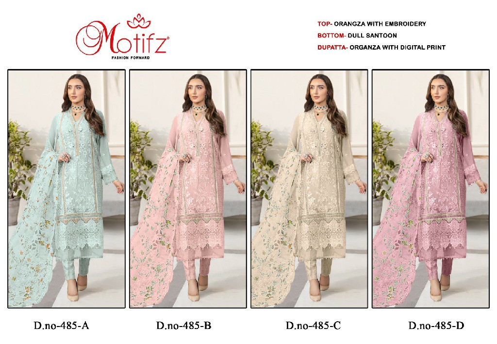Motifz D.no 485 Wholesale Pakistani Concept Pakistani Suits