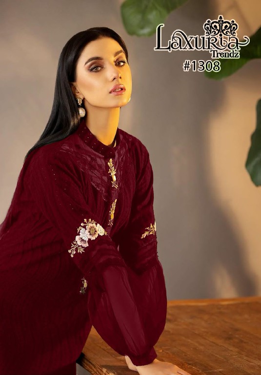 Laxuria D.no 1308 Wholesale Tunics And Cigarette Pant And Dupatta