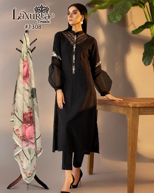 Laxuria D.no 1308 Wholesale Tunics And Cigarette Pant And Dupatta