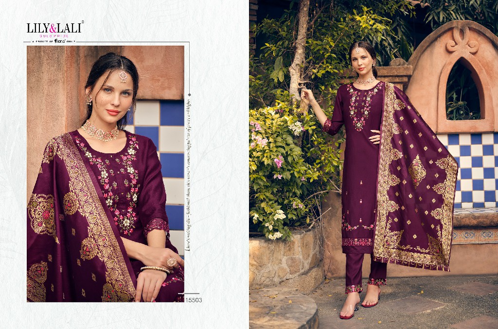 LILY AND LALI HASMEENA VOL 2 FULLSTITCH DESIGNER OCCASION WEAR BEAUTIFUL WORK LADIES SUIT