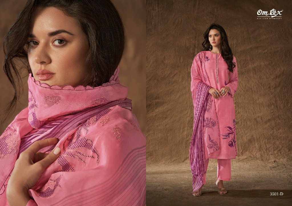 Omtex Tasavvur Wholesale Daisy Silk With Hand Work Salwar Suits