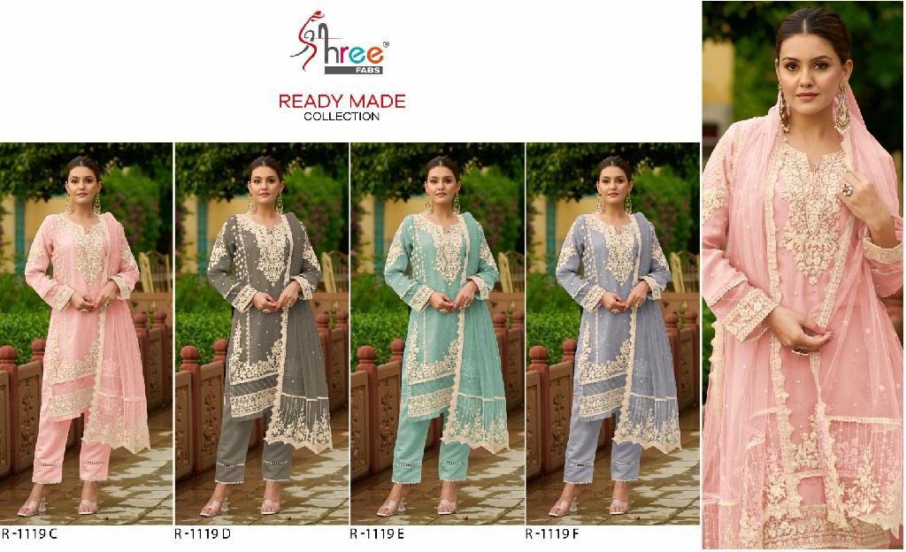 Shree Fabs R-1119 Wholesale Readymade Pakistani Concept Suits