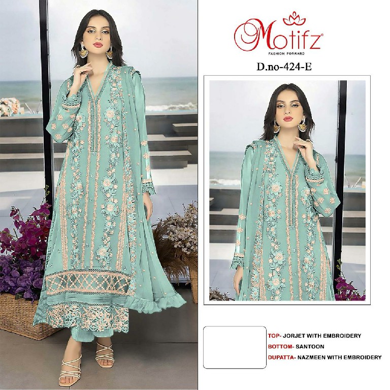 Motifz D.no 424 Wholesale Pakistani Concept Pakistani Suits