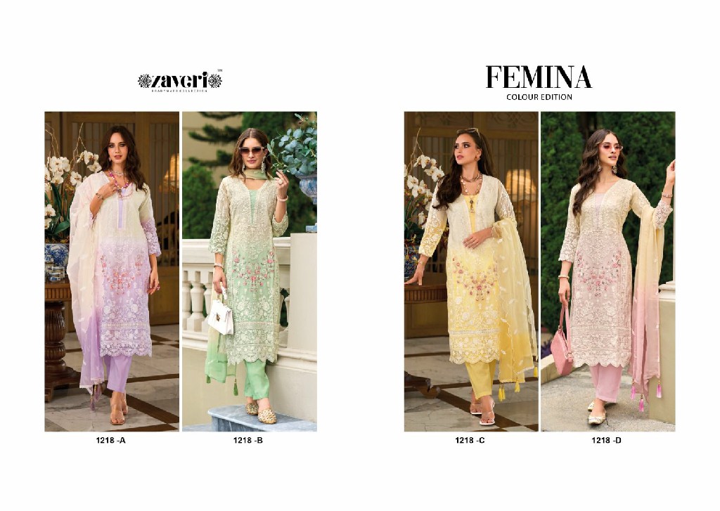 Zaveri Femina Colour Edition Wholesale Readymade Fancy Salwar Suits