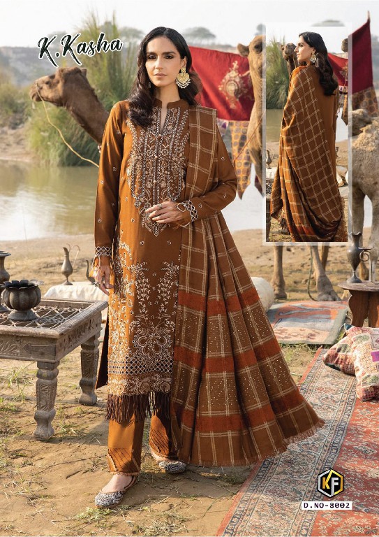 Keval Fab K Kasha Vol-8 Wholesale Karachi Cotton Printed Dress Materials