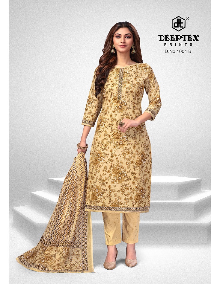 Deeptex Super Gold Vol-1 Wholesale Pure Cotton Printed Dress Material